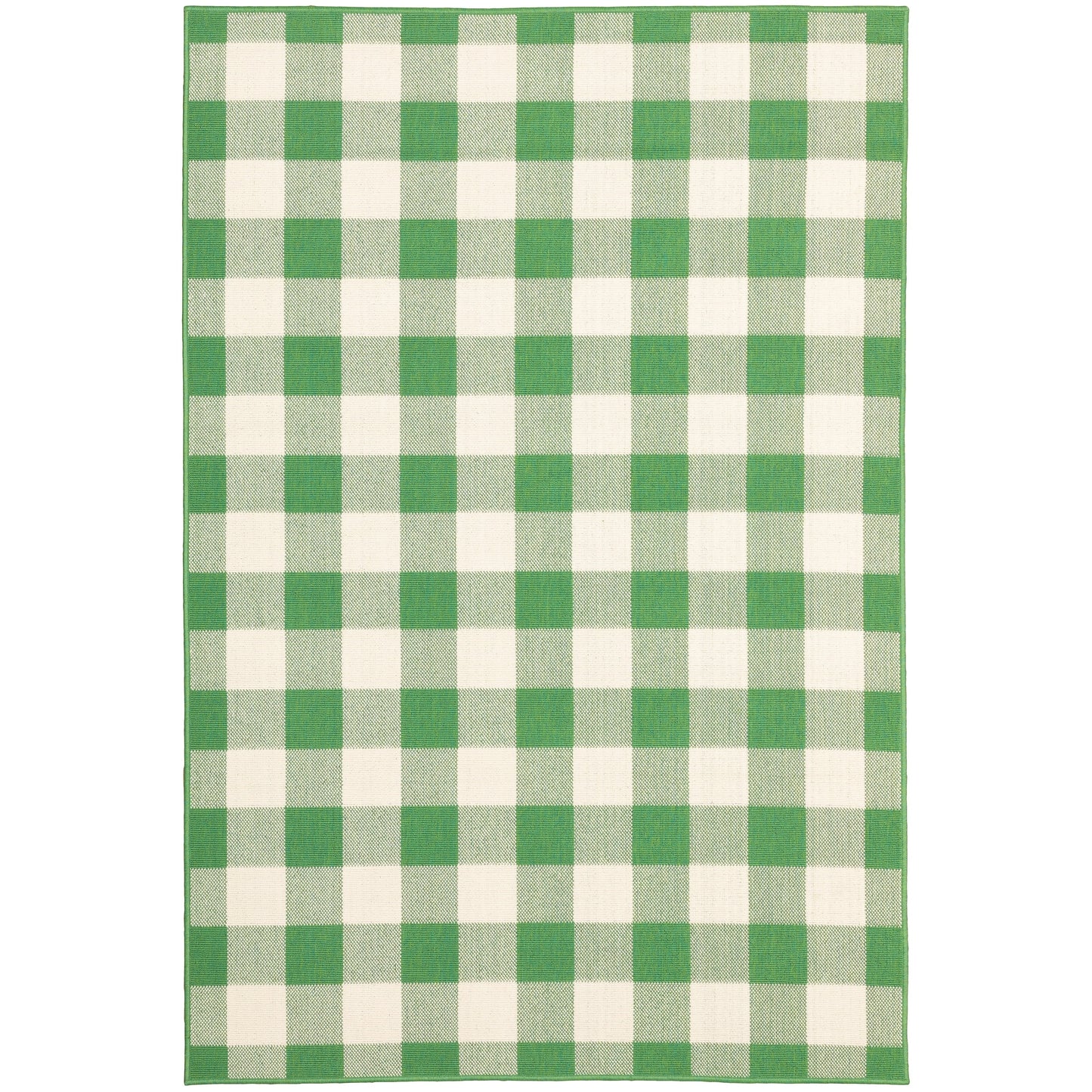 Tapis d'intérieur/extérieur à carreaux vichy de Malte de Vista Home