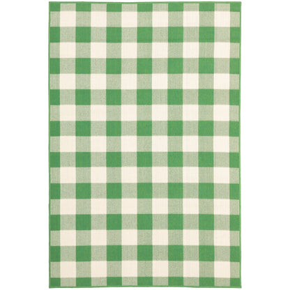 Tapis d'intérieur/extérieur à carreaux vichy de Malte de Vista Home