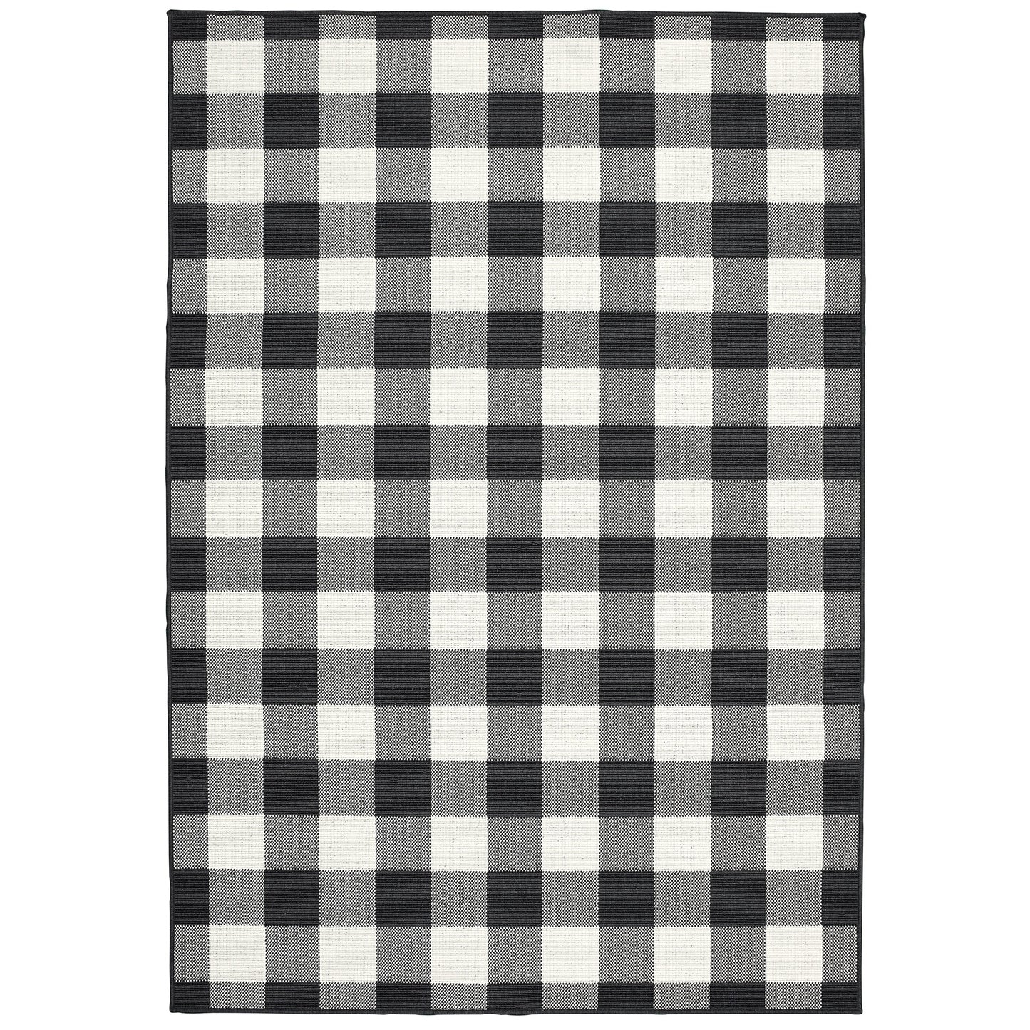 Tapis d'intérieur/extérieur à carreaux vichy de Malte de Vista Home