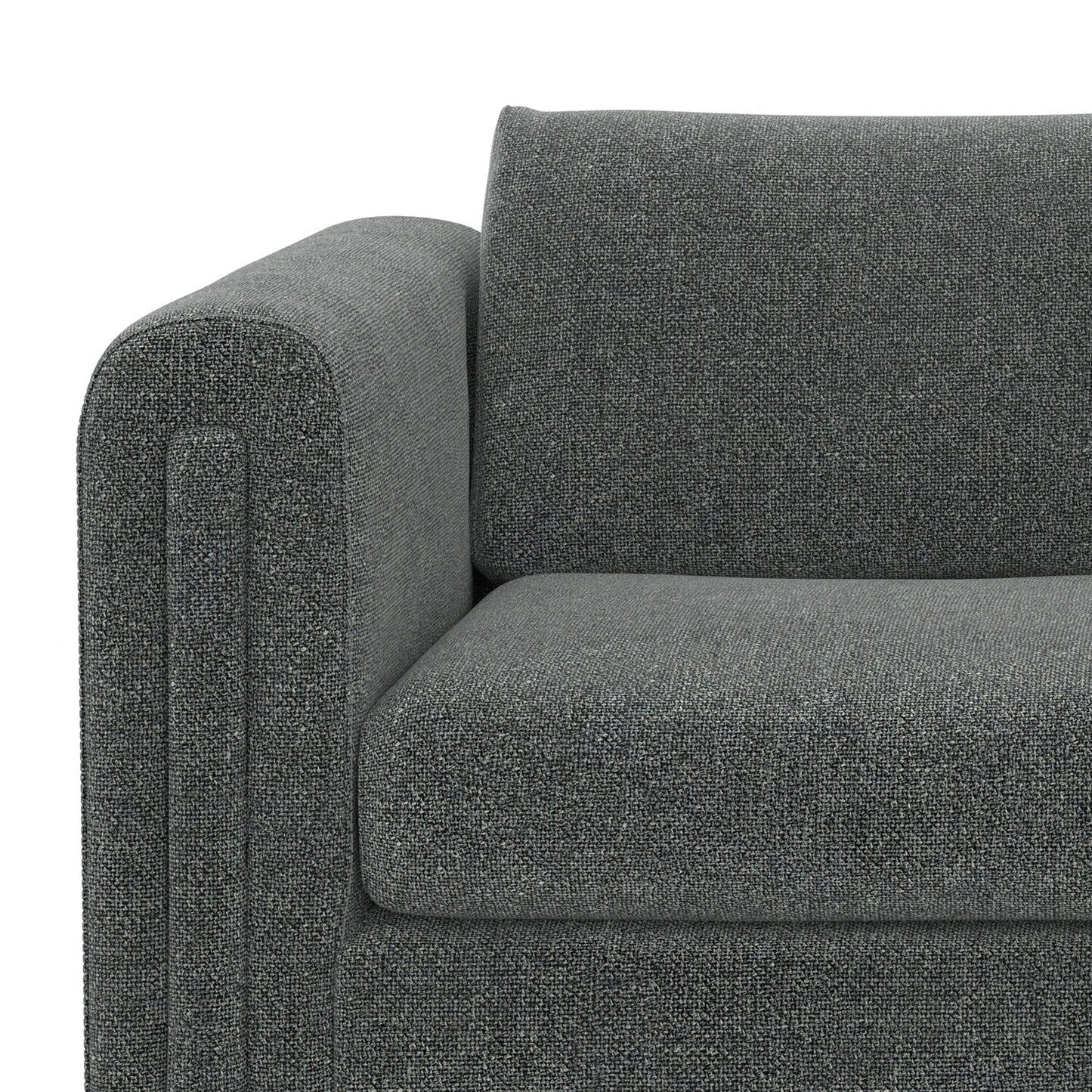WYNDENHALL Drayton 61 inch Wide Contemporary Loveseat Sofa in Tightly Woven Performance Fabric -  61 W x 38 D x 30 H