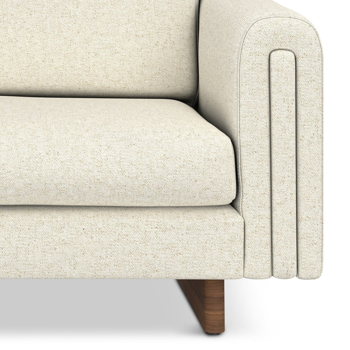 WYNDENHALL Drayton 61 inch Wide Contemporary Loveseat Sofa in Tightly Woven Performance Fabric -  61 W x 38 D x 30 H