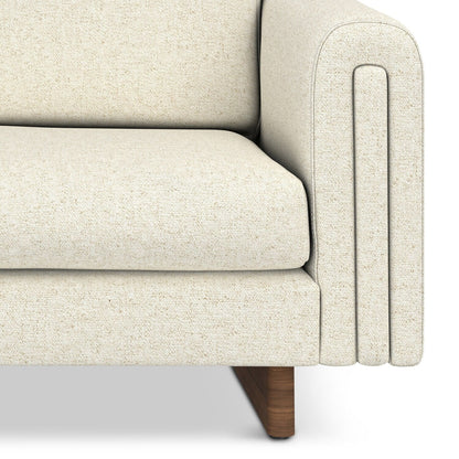 WYNDENHALL Drayton 61 inch Wide Contemporary Loveseat Sofa in Tightly Woven Performance Fabric -  61 W x 38 D x 30 H