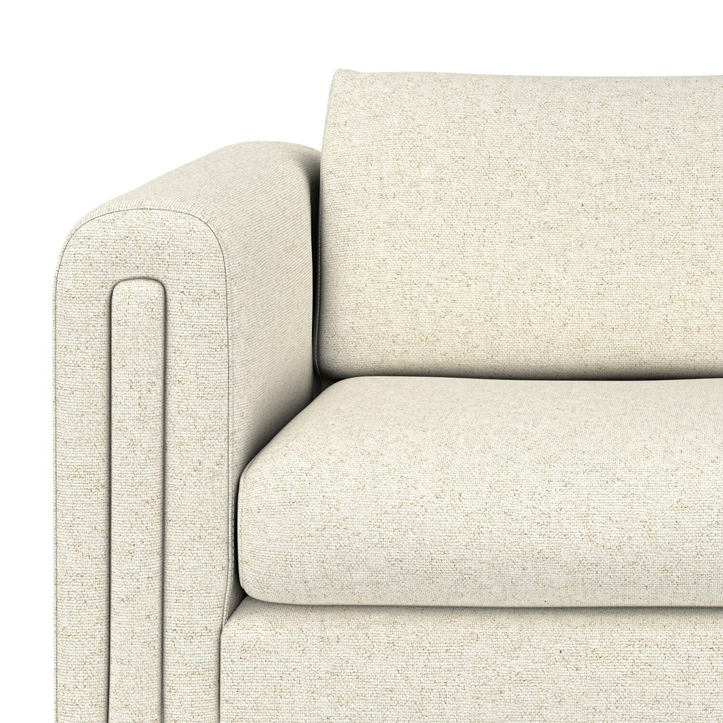 WYNDENHALL Drayton 61 inch Wide Contemporary Loveseat Sofa in Tightly Woven Performance Fabric -  61 W x 38 D x 30 H