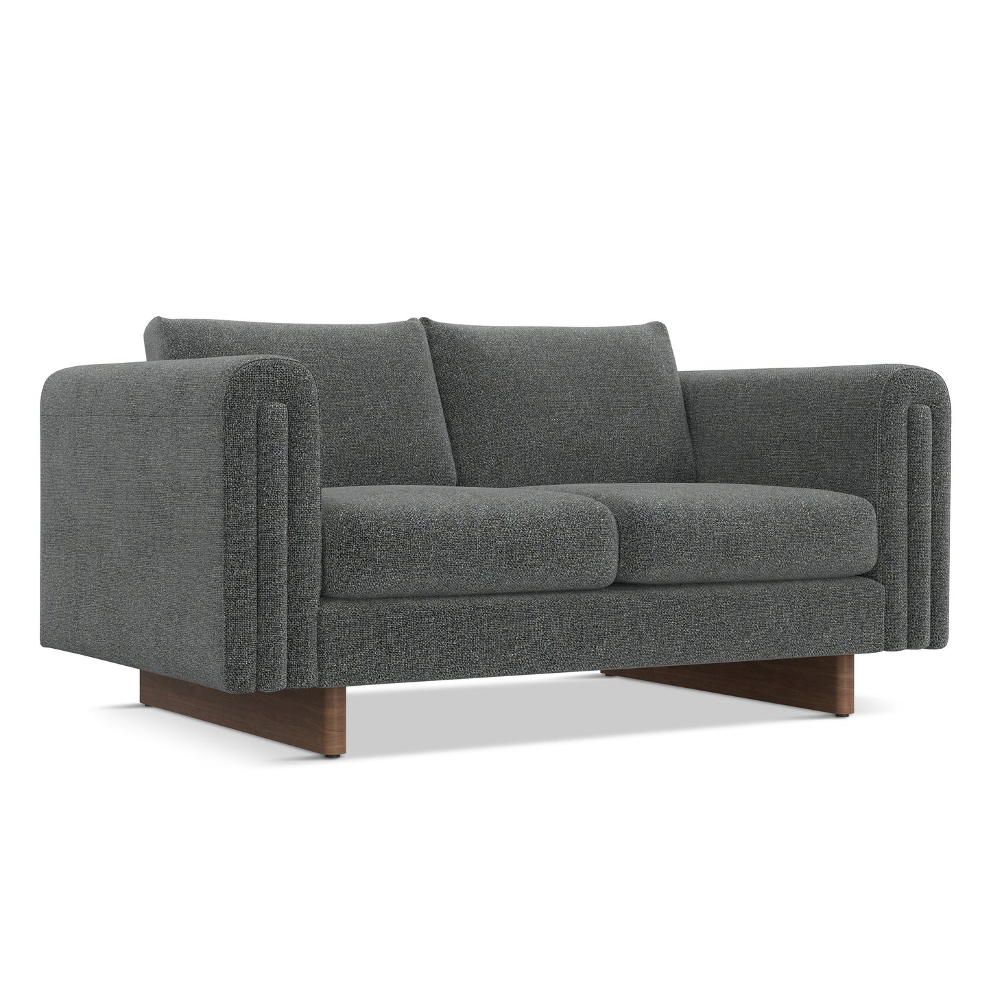 WYNDENHALL Drayton 61 inch Wide Contemporary Loveseat Sofa in Tightly Woven Performance Fabric -  61 W x 38 D x 30 H
