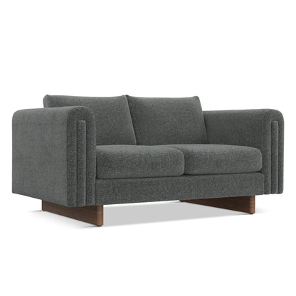 WYNDENHALL Drayton 61 inch Wide Contemporary Loveseat Sofa in Tightly Woven Performance Fabric -  61 W x 38 D x 30 H