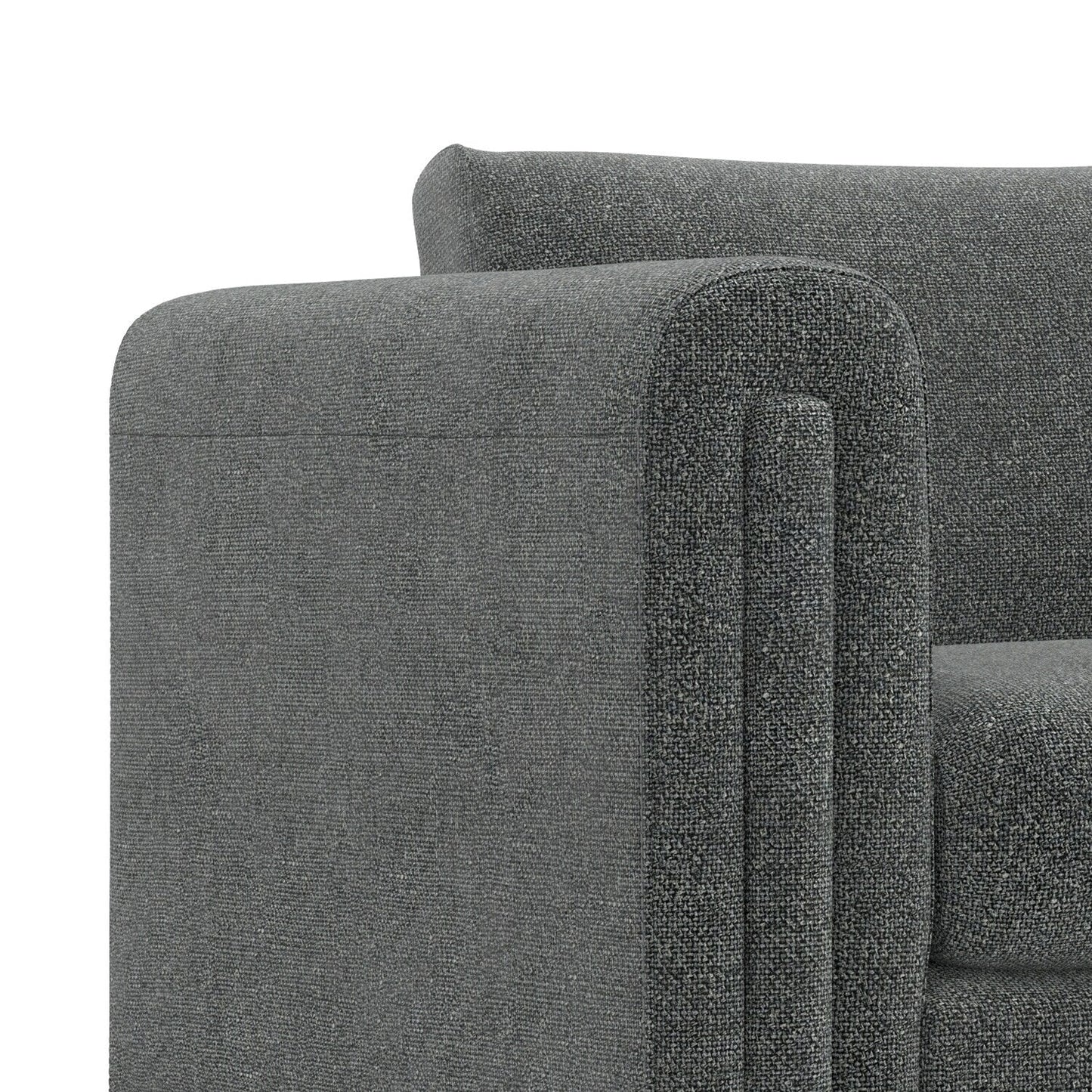 WYNDENHALL Drayton 61 inch Wide Contemporary Loveseat Sofa in Tightly Woven Performance Fabric -  61 W x 38 D x 30 H