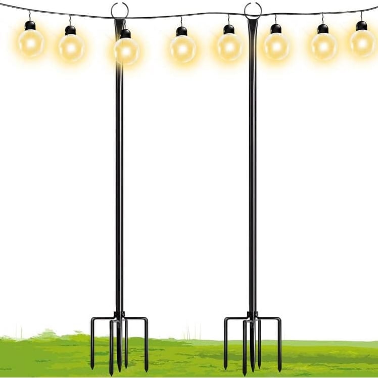 Guirlande lumineuse WaLensee de 2,9 m avec crochet pour suspendre des guirlandes lumineuses pour jardin, fête, terrasse, Noël, mariage