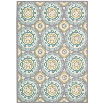 Tapis médaillon bohème d'intérieur et d'extérieur Waverly Sun N' Shade