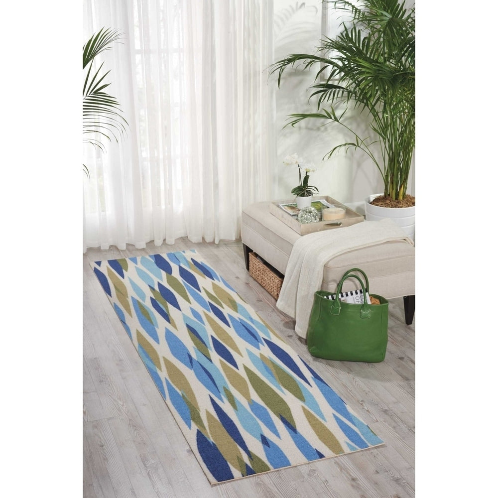Tapis d'intérieur et d'extérieur moderne et abstrait Waverly Sun N' Shade