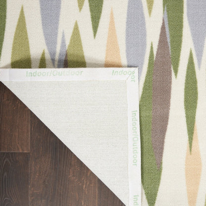 Tapis d'intérieur et d'extérieur moderne et abstrait Waverly Sun N' Shade