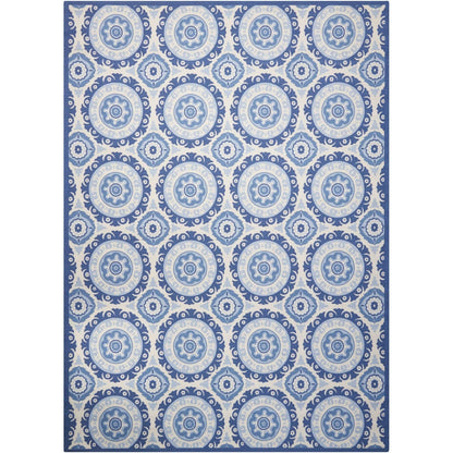 Tapis médaillon bohème d'intérieur et d'extérieur Waverly Sun N' Shade