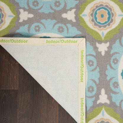 Tapis médaillon bohème d'intérieur et d'extérieur Waverly Sun N' Shade