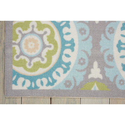 Tapis médaillon bohème d'intérieur et d'extérieur Waverly Sun N' Shade