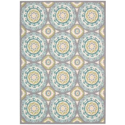Tapis médaillon bohème d'intérieur et d'extérieur Waverly Sun N' Shade