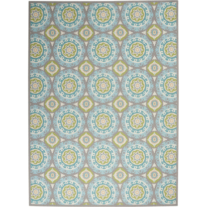 Tapis médaillon bohème d'intérieur et d'extérieur Waverly Sun N' Shade
