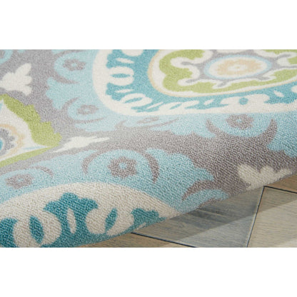 Tapis médaillon bohème d'intérieur et d'extérieur Waverly Sun N' Shade