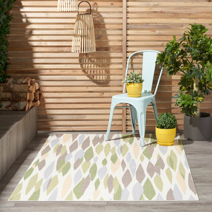 Tapis d'intérieur et d'extérieur moderne et abstrait Waverly Sun N' Shade