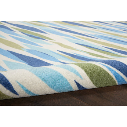 Tapis d'intérieur et d'extérieur moderne et abstrait Waverly Sun N' Shade