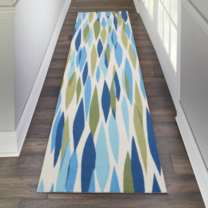 Tapis d'intérieur et d'extérieur moderne et abstrait Waverly Sun N' Shade