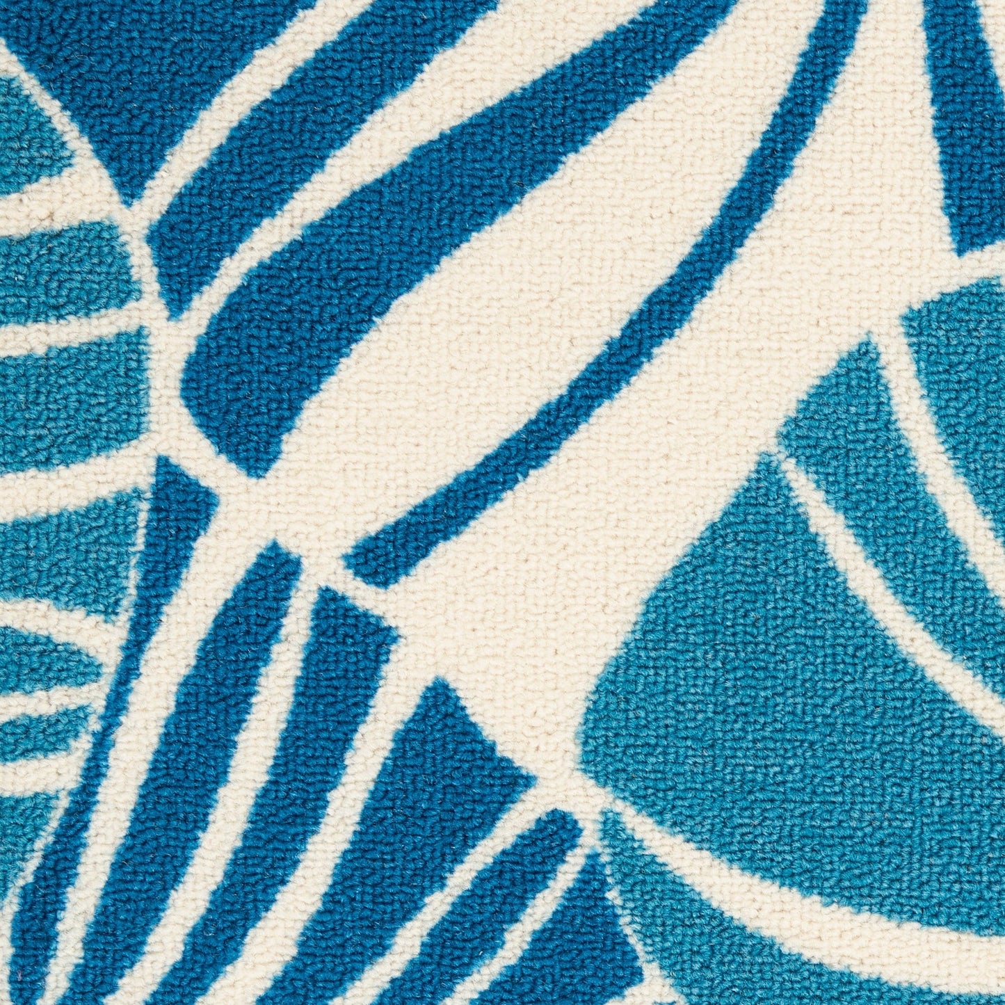 Tapis d'intérieur/extérieur moderne botanique Waverly Sun N' Shade