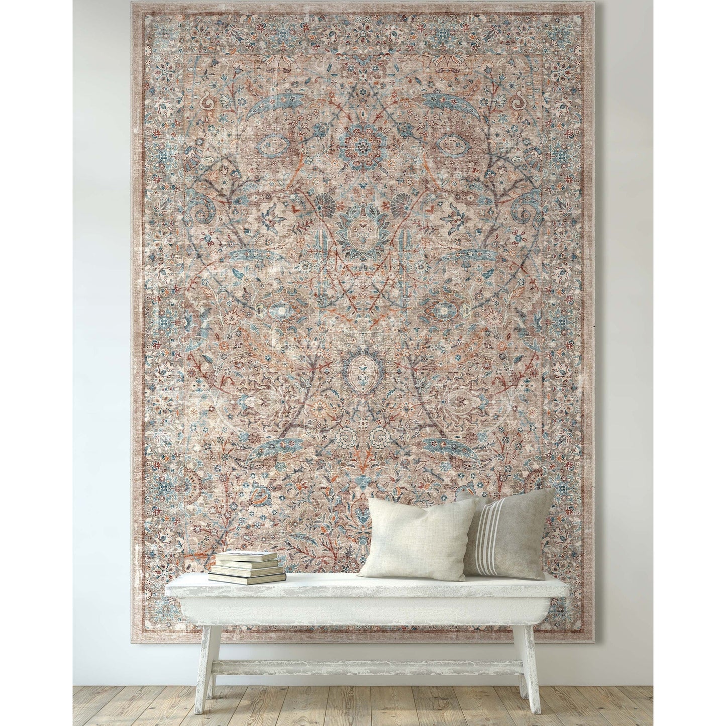 Tapis tissé à plat vintage Emilia Asha Well Woven