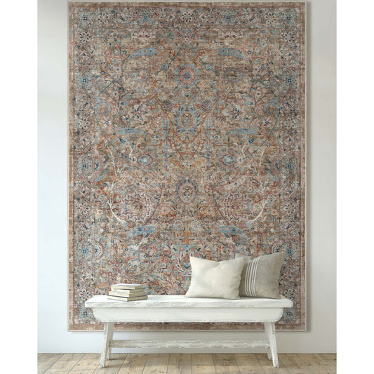 Tapis tissé à plat vintage Emilia Asha Well Woven