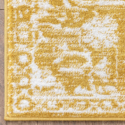 Tapis oriental bohème vintage à motif floral bien tissé Dazzle Disa