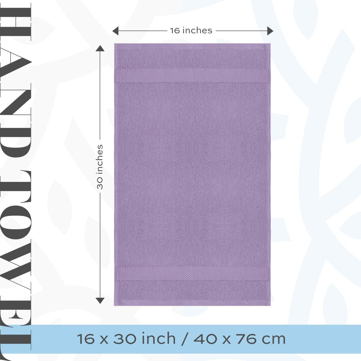 Serviettes de toilette classiques blanches en coton de luxe 16 x 30 cm - Lot de 6