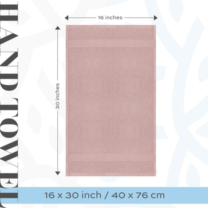 Serviettes de toilette classiques blanches en coton de luxe 16 x 30 cm - Lot de 6
