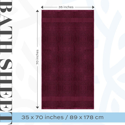 Drap de bain surdimensionné en coton blanc classique de luxe 35 x 70 cm - Lot de 2