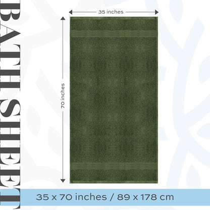 Drap de bain surdimensionné en coton blanc classique de luxe 35 x 70 cm - Lot de 2