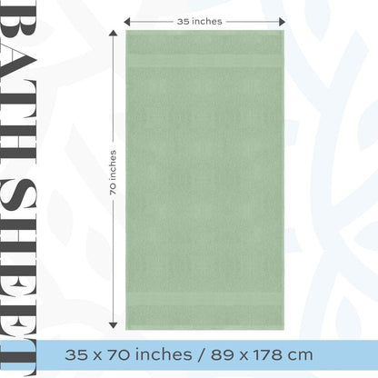 Drap de bain surdimensionné en coton blanc classique de luxe 35 x 70 cm - Lot de 2