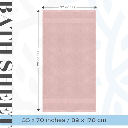 Drap de bain surdimensionné en coton blanc classique de luxe 35 x 70 cm - Lot de 2