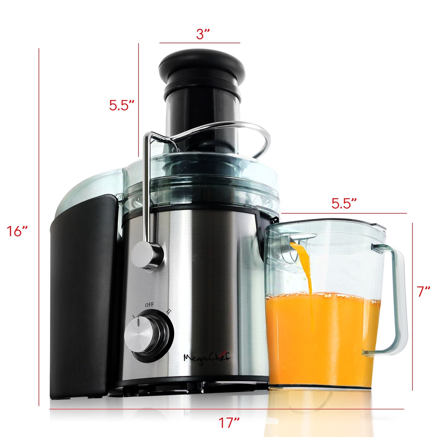 Centrifugeuse à large ouverture en acier inoxydable à 2 vitesses
