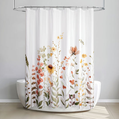 Rideau de douche en tissu polyester imprimé Wild Garden 70 x 72