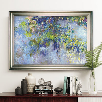 Glycine -Claude Monet -Cadre argenté