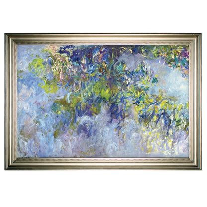 Glycine -Claude Monet -Cadre argenté