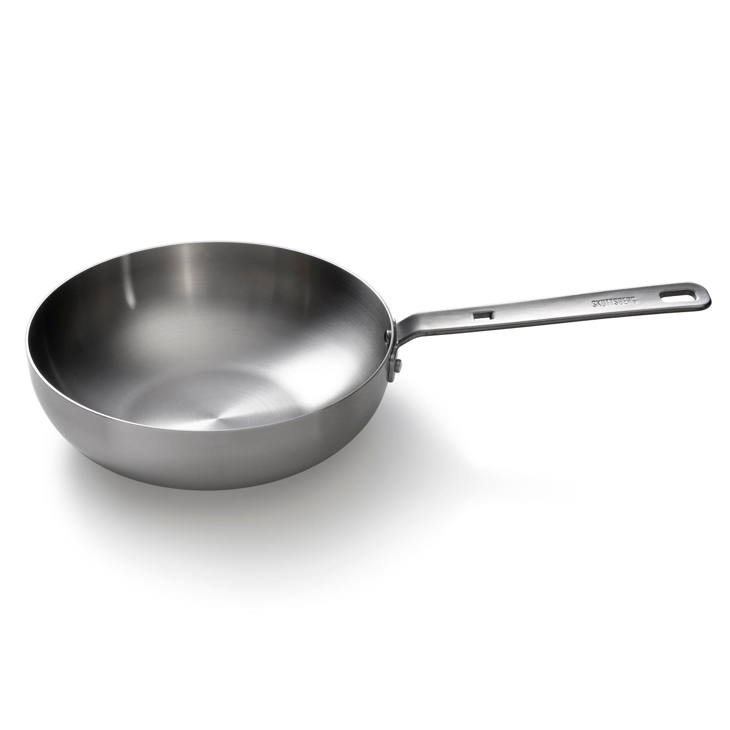 Wok en acier inoxydable Skottsberg de 28 cm