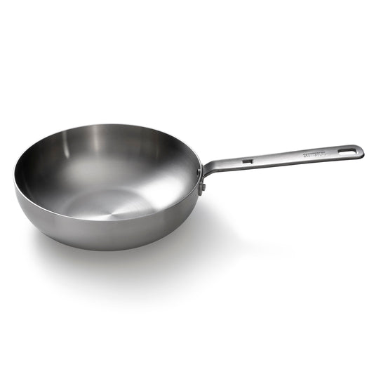 Wok en acier inoxydable Skottsberg de 28 cm