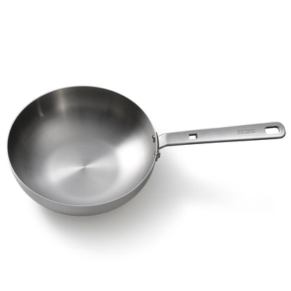 Wok en acier inoxydable Skottsberg de 28 cm