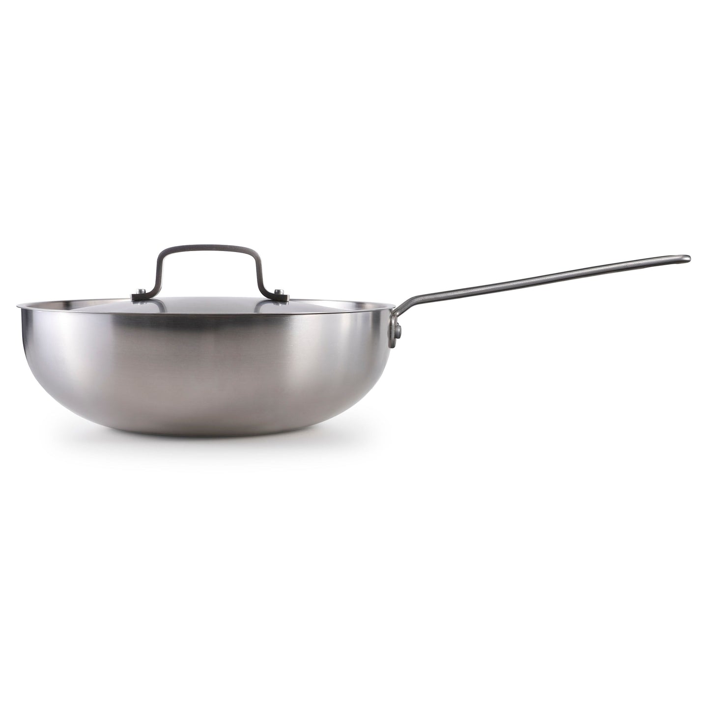 Wok en acier inoxydable Skottsberg de 28 cm