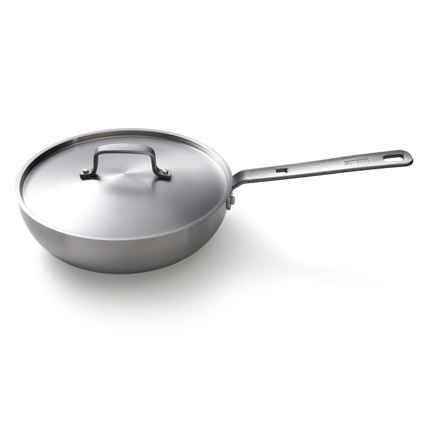Wok en acier inoxydable Skottsberg de 28 cm