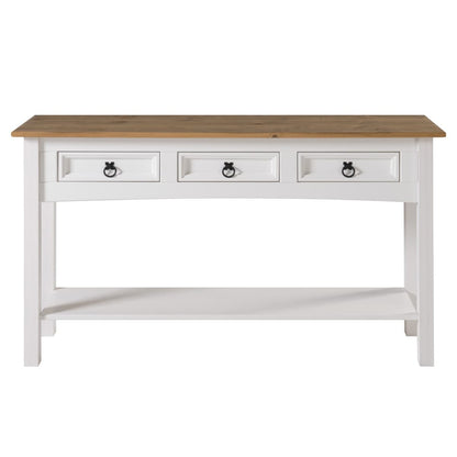 Console d'entrée en bois à 3 tiroirs Corona | Furniture Dash - N/A