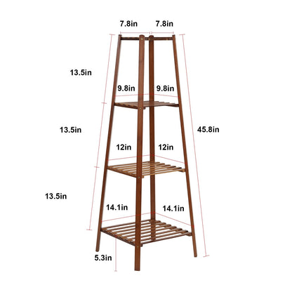 Support de fleurs en bois, cadre pour plantes, étagère à pots à plusieurs niveaux pour balcon