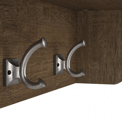 Porte-manteau mural Woodland 40 W avec étagère par Bush Furniture