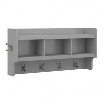 Porte-manteau mural Woodland 40 W avec étagère par Bush Furniture