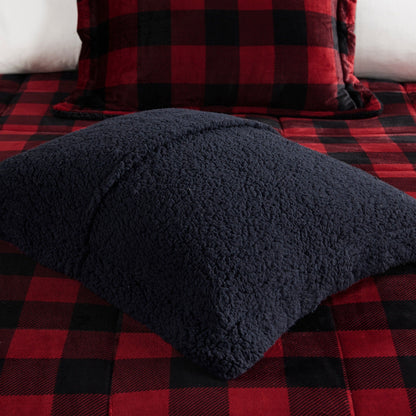 Parure de couette Woolrich Alton en duvet synthétique et sherpa