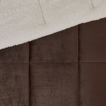 Parure de couette Woolrich Alton en duvet synthétique et sherpa