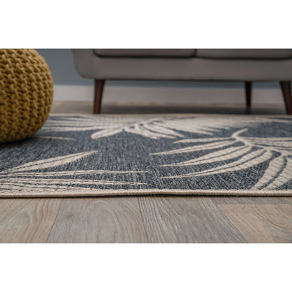 Tapis d'intérieur/extérieur à motif floral contemporain World Rug Gallery