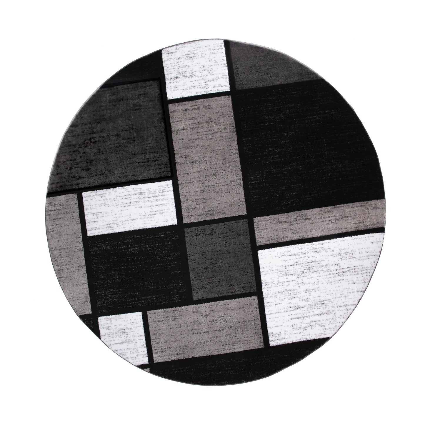 Tapis contemporain moderne à blocs de couleurs en boîte de la World Rug Gallery